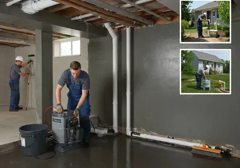 Basement Waterproofing and Flood Prevention process in Pecatonica, IL